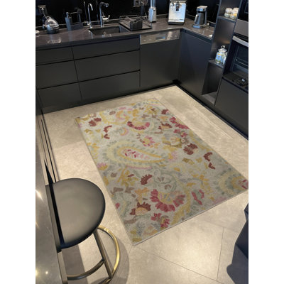 Tapis décoratif multicolore multicolore