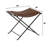 Nardone Genuine Leather Seat Accent Stool-1348756673