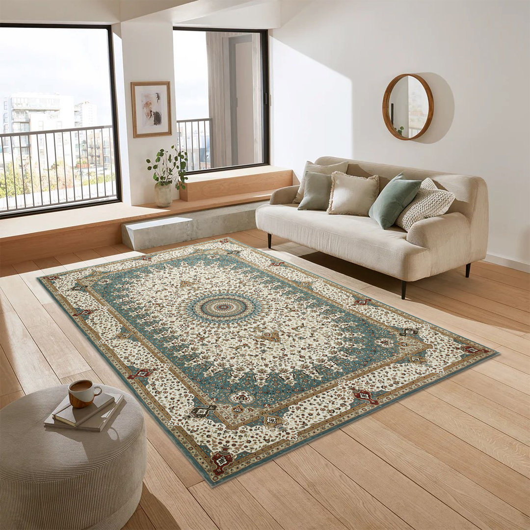 Oriental Machine Tufted Shag Area Rug