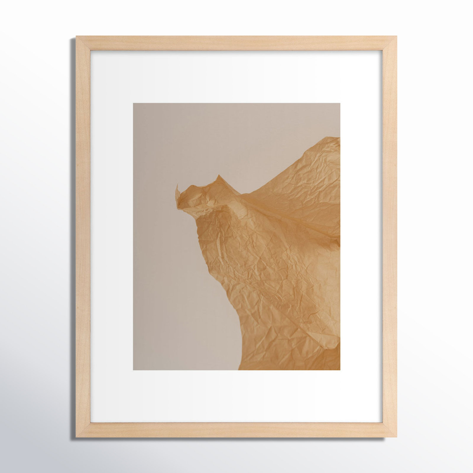 Lorena "Unpackage 1" Photo Print, 20" H x 16" W x 1.25" D, Maple