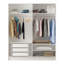 Jdah 2 Door Manufactured Wood Wardrobe