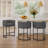 26" Upholstered Counter Stool with Metal Frame-123103708