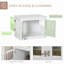 Table de bout pour chien avec triple porte-1043679845