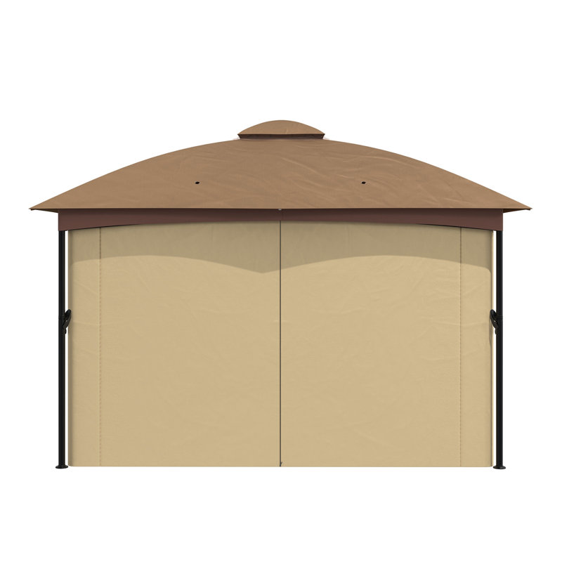10 Ft. W x 12 Ft. D Iron Patio Gazebo