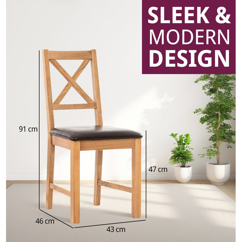 Upholstered Dining Chair, Brown