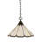 Arrietty Chain Hung Pendant With 16" Pearl & Black Flair Art Glass-32465362-71747356
