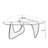 Mid-Century Modern Wood Center Table Small Farmhouse Coffee Table For Living Room, Brown-787249118-787249119-787249121