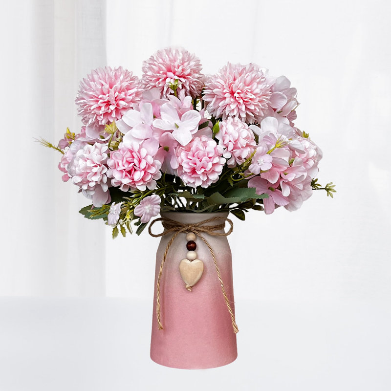 Vase en céramique 6 ", Rose
