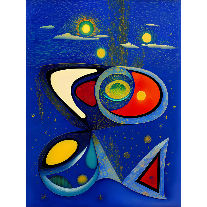 Modern Earth 487, 48" H x 32" W