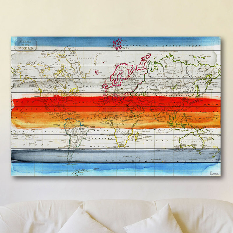 « heat wave » par parvez taj,, reproduction d’art sur bois blanc, 40 po x 60 po