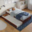 Lit plateforme en bois massif avec lit gigogne assorti Lamariah-457229957-457229960