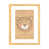 Toile avec cadre en bois beige n'est pas disponible