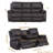 Upholstered 79.52'' Power Reclining Sofa-990961294