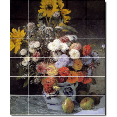 Carreau de céramique décorative 40 po x 48 po 8 po x 8 po