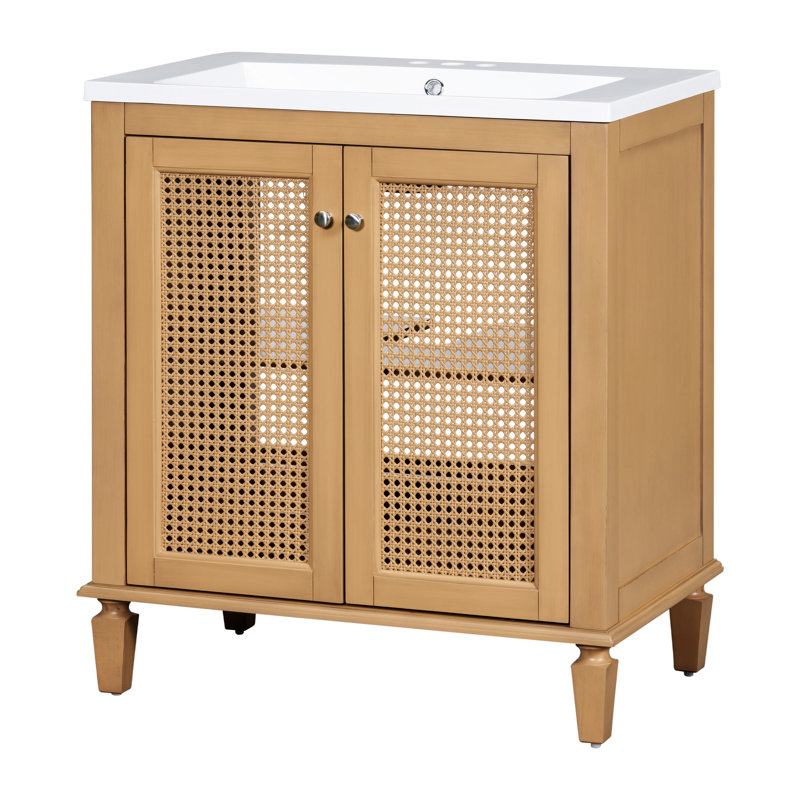 Meuble-lavabo de 30 po avec lavabo en résine Cartegena