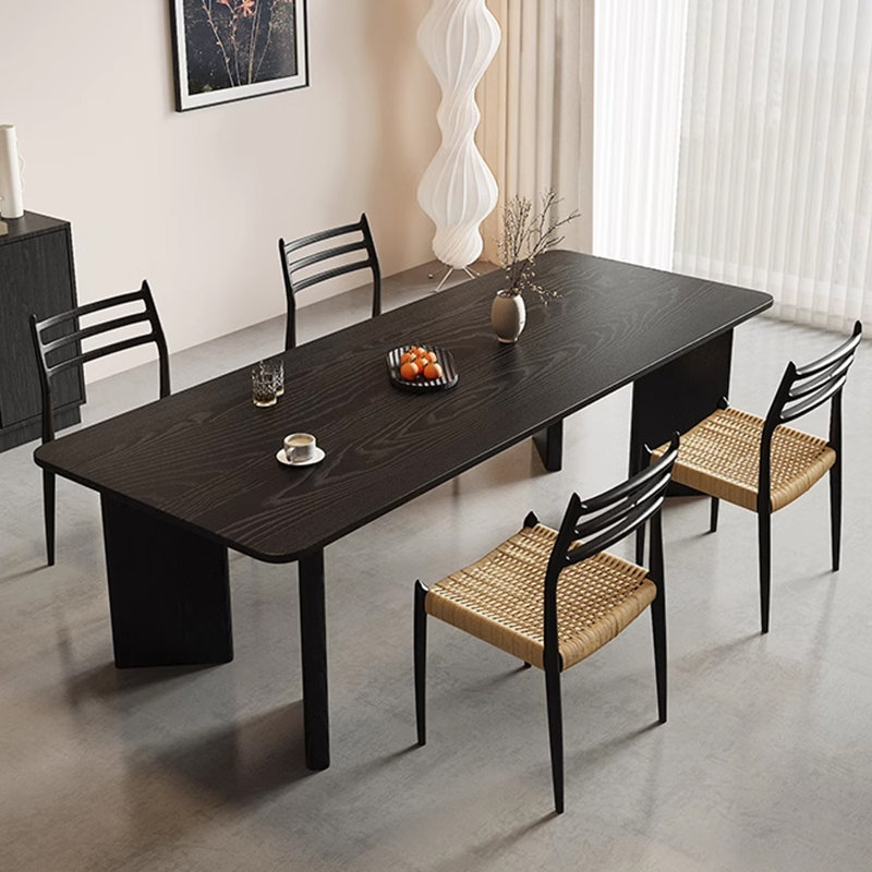 Ensemble de salle à manger 1 table et 4 chaises, H 29,52 po x L 70,86 po x l 31,49 po