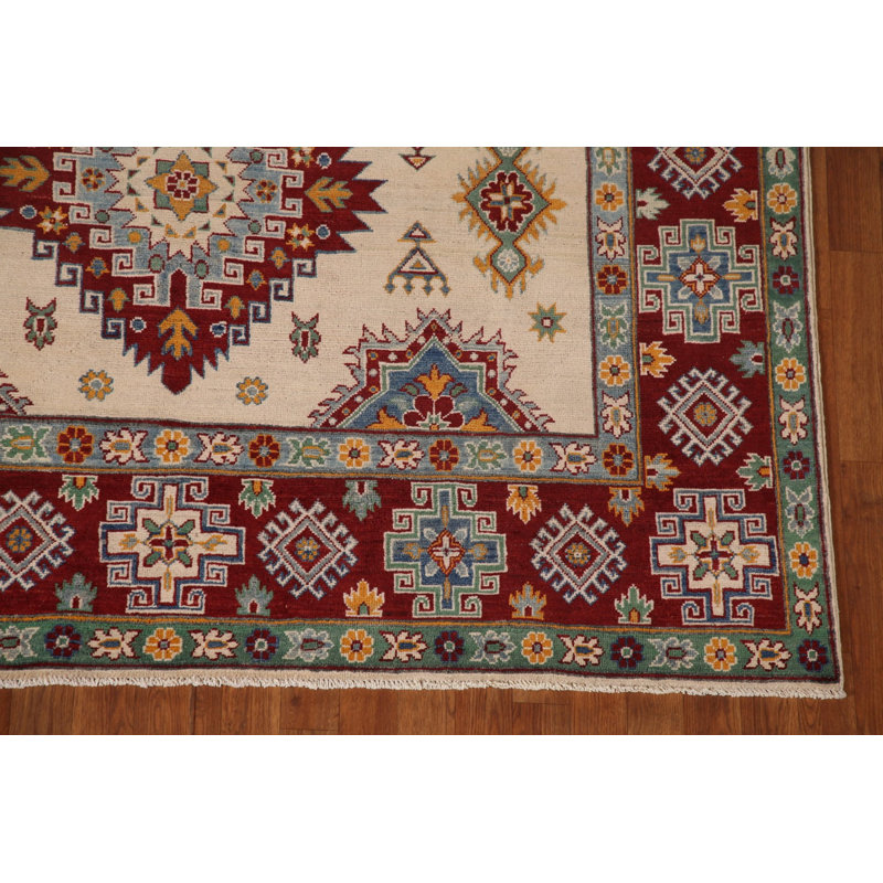 Handmade Kazak Oriental Area Rug