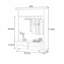 Support pour arbre d'entrée en bois naturel-882973293