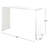 Euphemia 43.3'' Glass Console Table-33657134