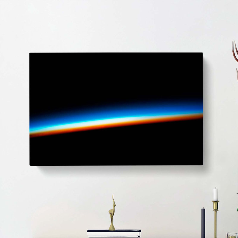 Sunrise Stripe In Abstract - Wrapped Canvas Print, 60cm H x 91cm W x 3cm D