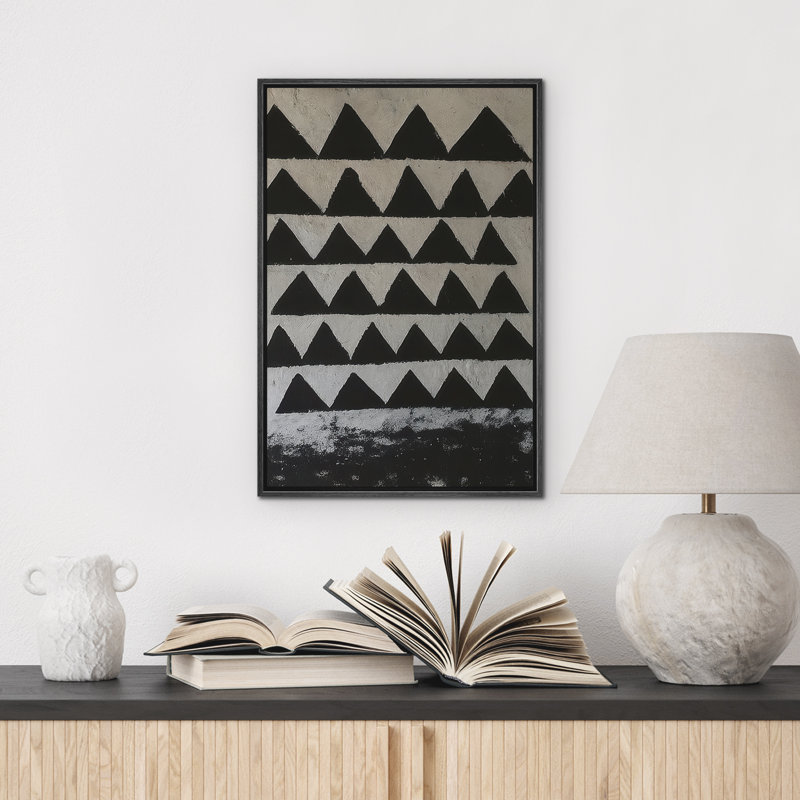 Abstrait, reproduction d'art sur toile encadrée, décoration murale pour chambre à coucher, Noir, H 24 po x l 16 po