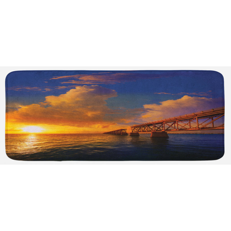 Tapis de cuisine paysage