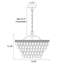 Vigue 6 - Light Crystal Chandelier