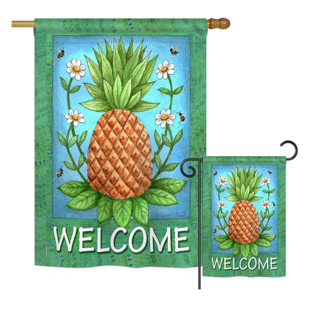 Calzada Double Sided Polyester Flag Set Bayou Breeze