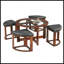Ensemble de tables rondes Cylina