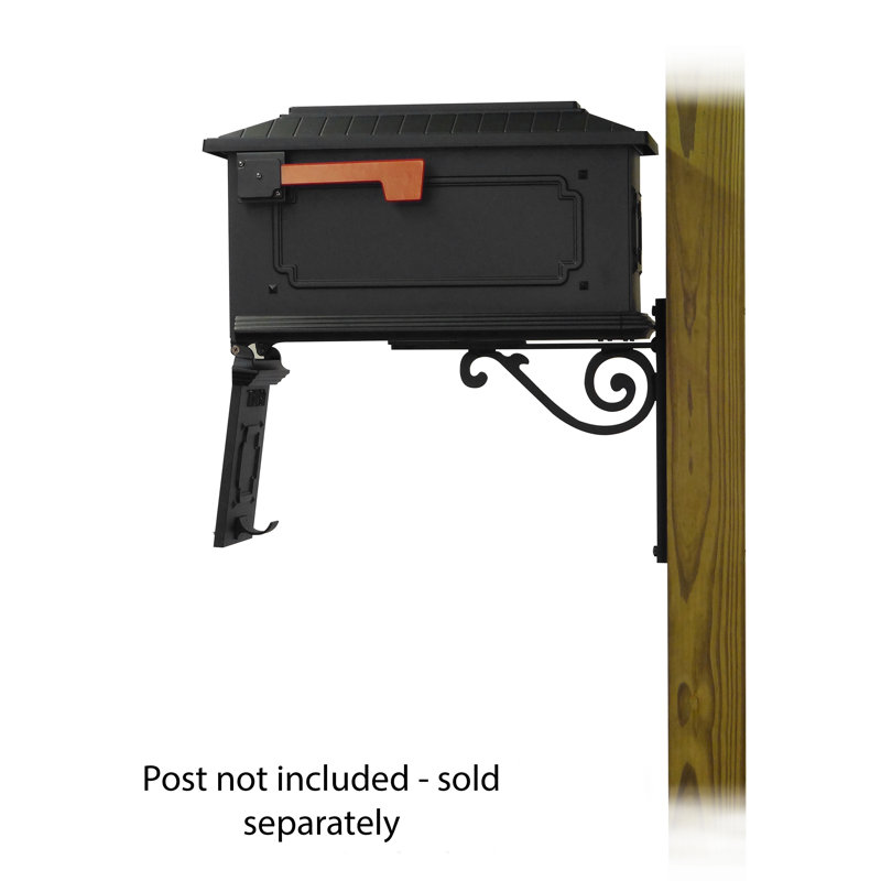 Kingston Aluminum Post Mounted Mailbox