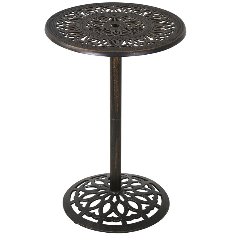 Table de bar en acier inoxydable