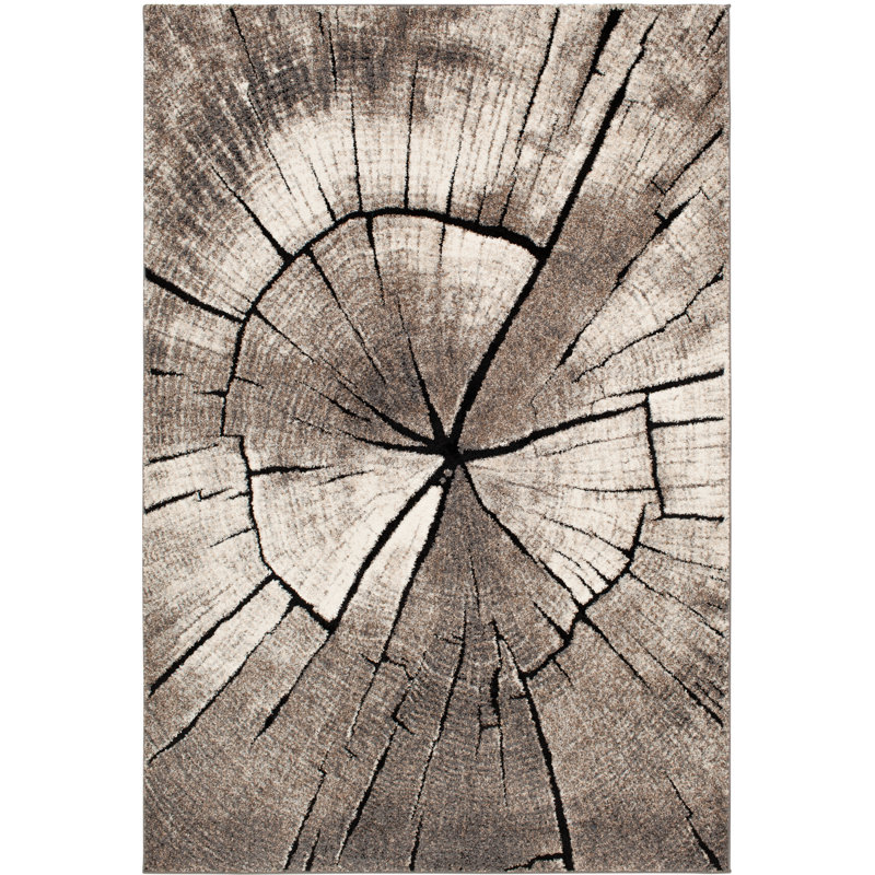 Abstract Indoor Rug, Rectangle 7'10" x 9'10"