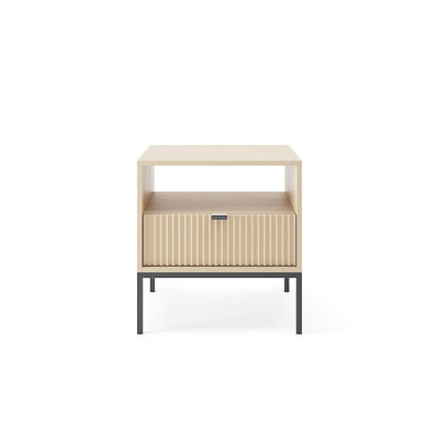 54cm W Manufactured Wood Bedside Table