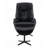 Motion Swivel Accent Chair With Ottoman