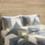 Édredon double - coton imprimé bleu marine, bourre, 2 taies décoratives pour un voyage romantique, coton avec rembourrage-125337648-125337649