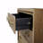 3-Drawer Nightstand With Usb In Latte Finish