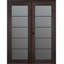 Porte standard préfinie en bois manufacturé 79,375 po Avon 5 Lite-92695875-92695871