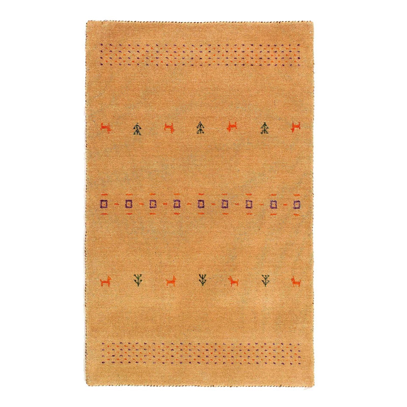 Geometric Area Rug in Beige