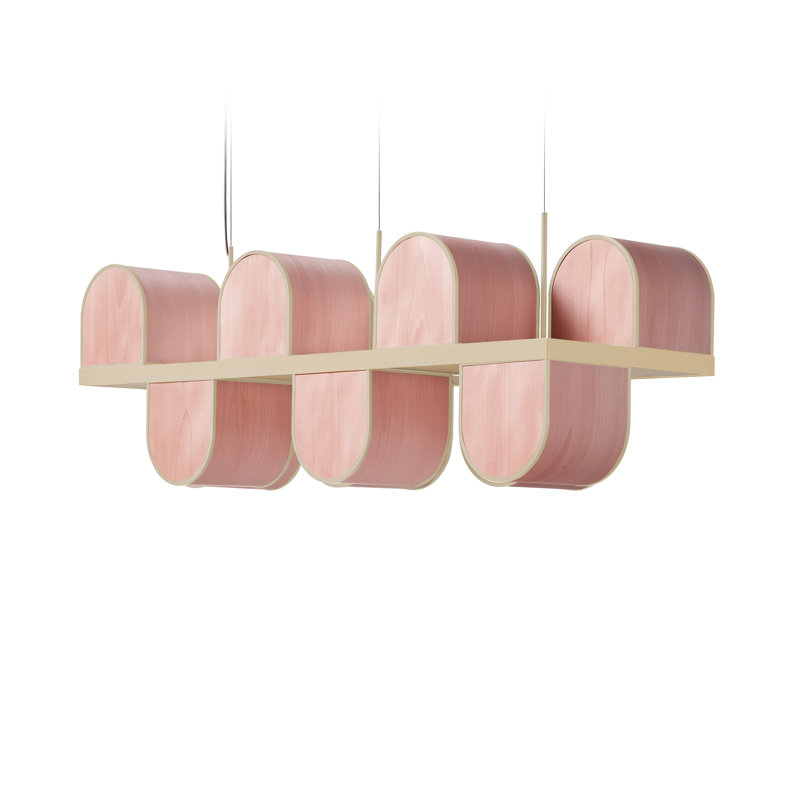Osca 12 - Light Pendant, Earl Gray, Pale Rose