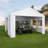  13' X 20' Heavy Duty Carport - Portable Garage With Roll-up Windows, Removable Sidewalls, Waterproof & Uv Resistant