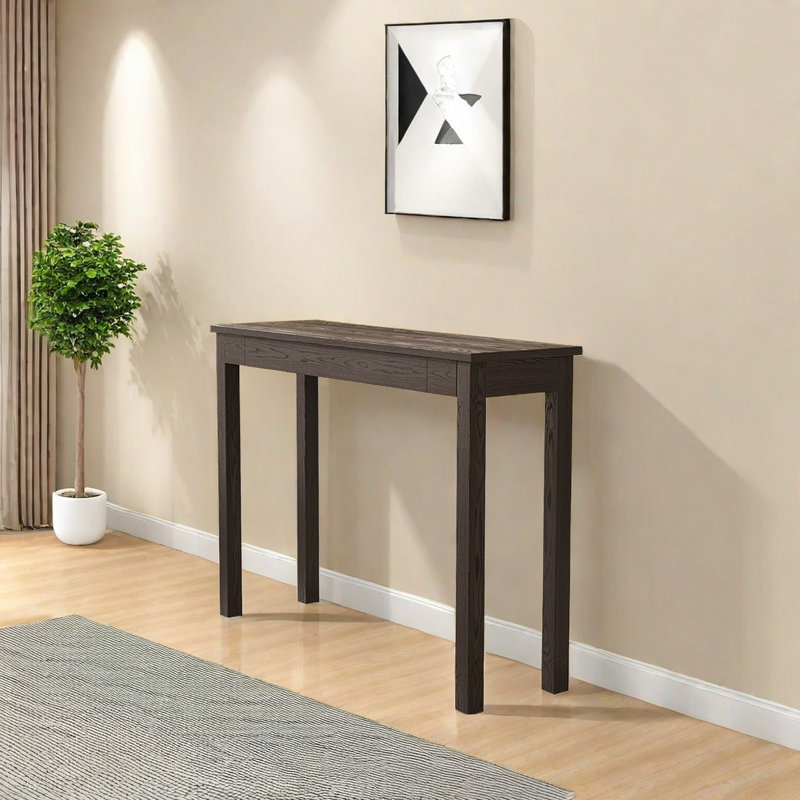 Console Minimalist Creative, H 31,5 po x l 31,5 po x P 13,78 po, Noir, noir, noir, noir