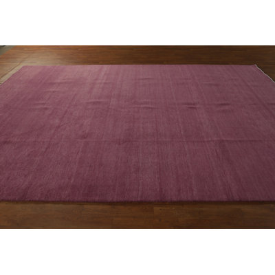 Tapis persan mauve Gabbeh 8 x 11