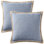 Housse de coussin de couleur