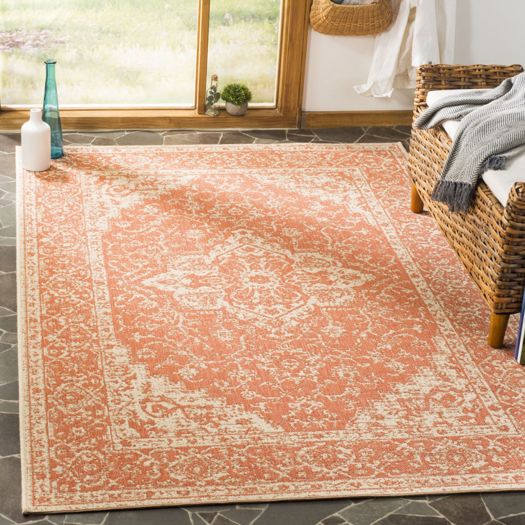 Allie Performance Oriental Indoor/Outdoor Area Rug