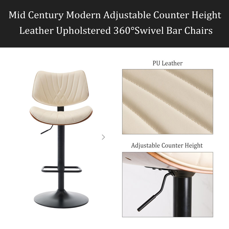 Tabourets Bentwood, Beige