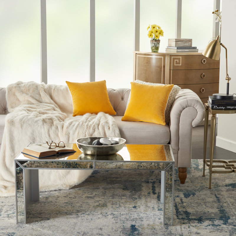 Haitley Throw Pillow Cover, Yellow