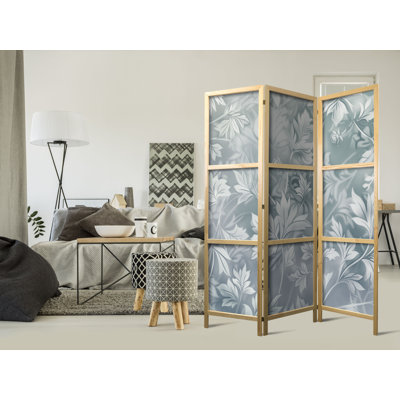 171cm H Solid Wood Folding Room Divider