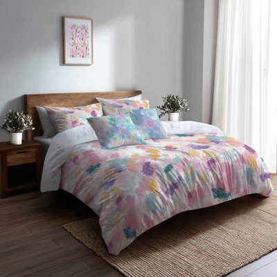 Sparkle Bedding Set of 6 - Shimmer Soft Glitter With Shams And Throw Pillows