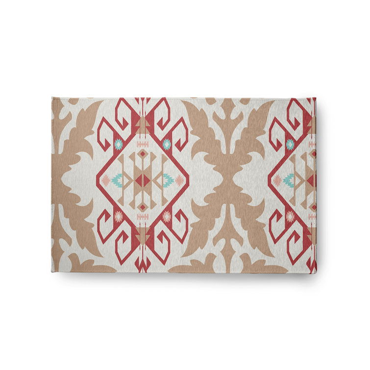 Chenille Ikat Indoor Rug