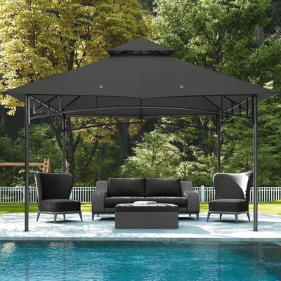 Steel Patio Gazebo with Soft Roof